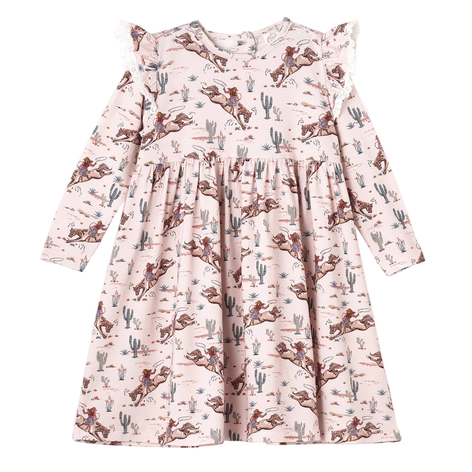 Prairie Princess Girl's Western Cowgirl Bamboo Dress
