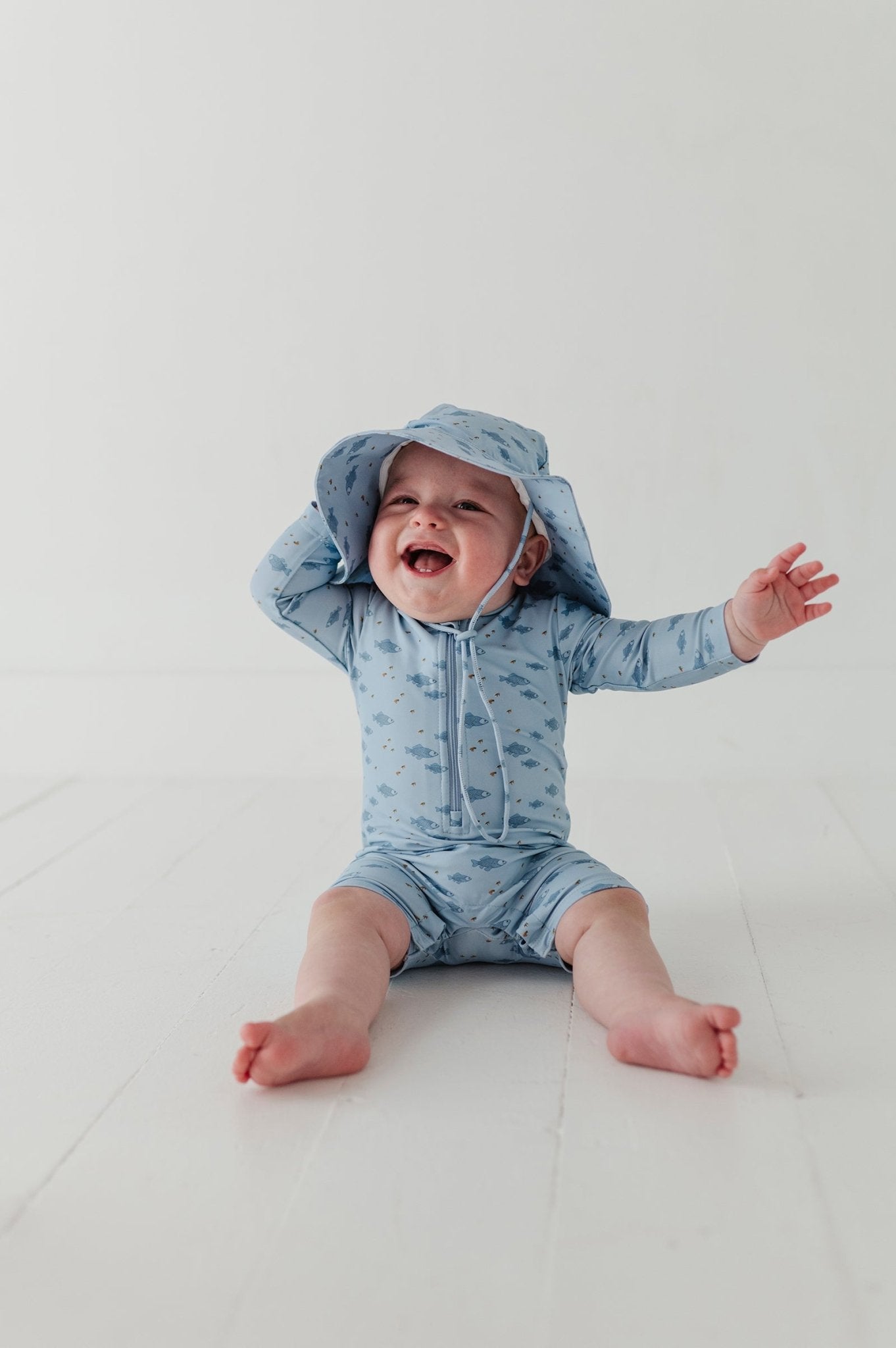 Baby One-Piece Rash Guard Swimsuit