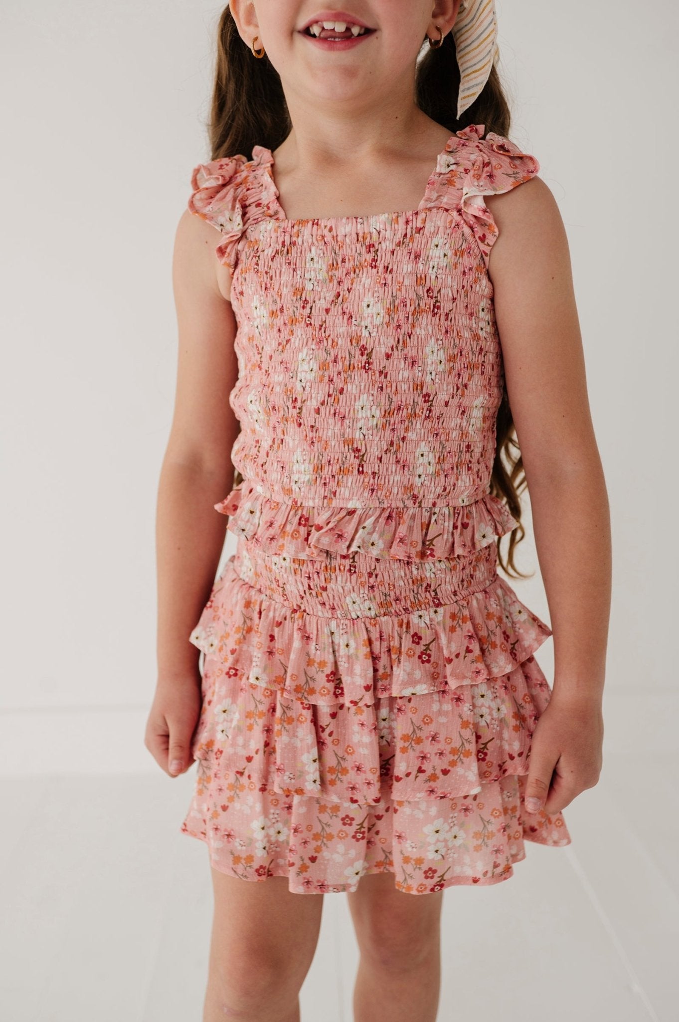 Tiered Mini Skirt