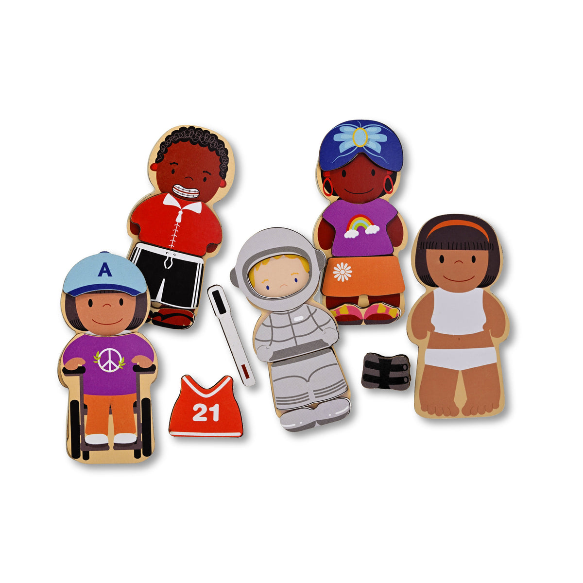 WE ALL BELONG Magnetic Dress-Up Activity Set