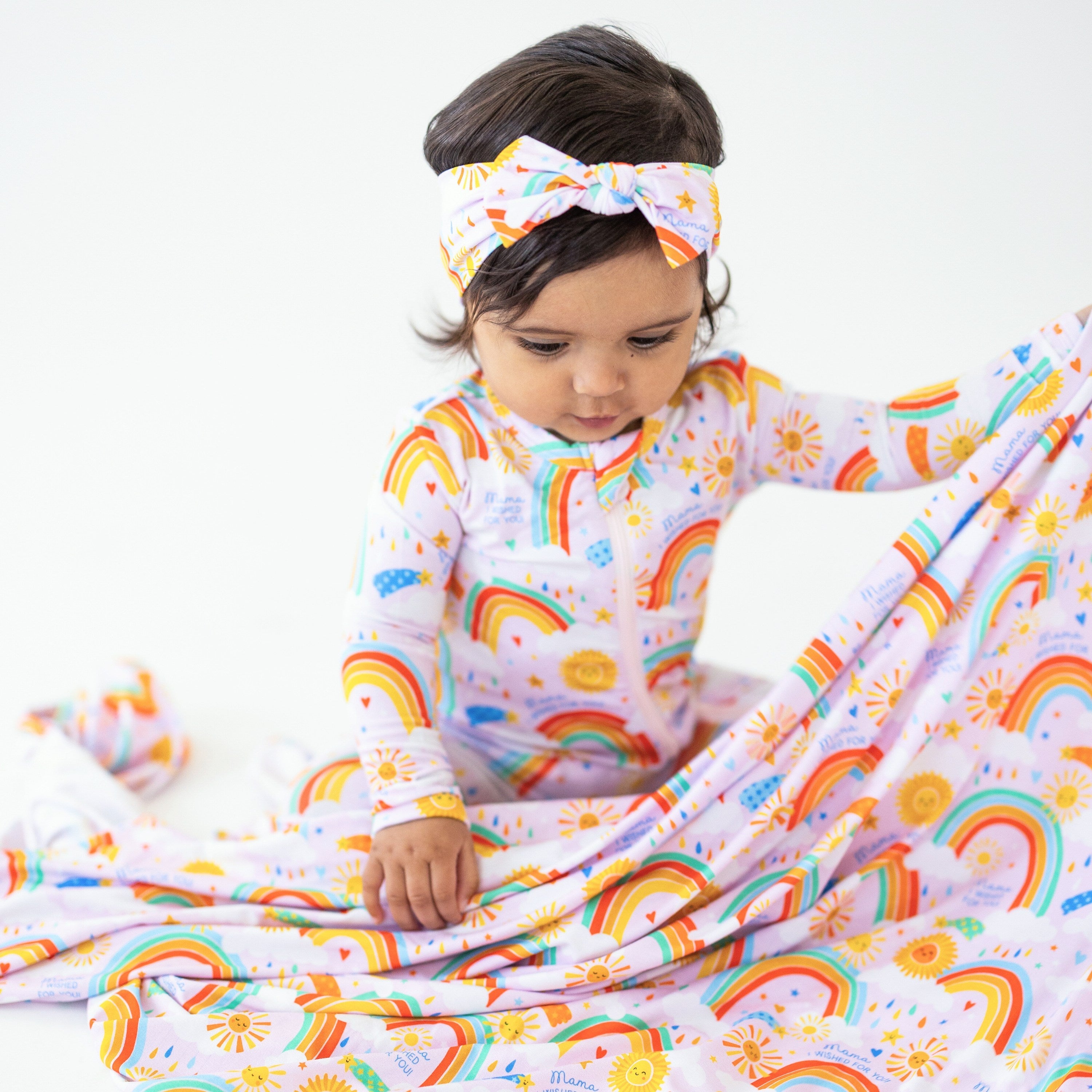 The SoftKnot Bow | Here Comes the Sunshine (Pink)