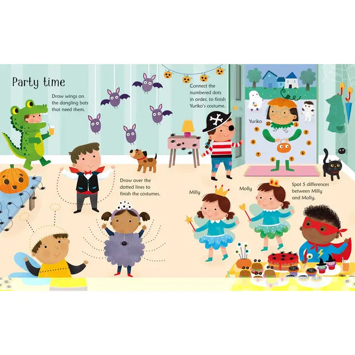 Wipe-Clean Halloween Activities : Usborne