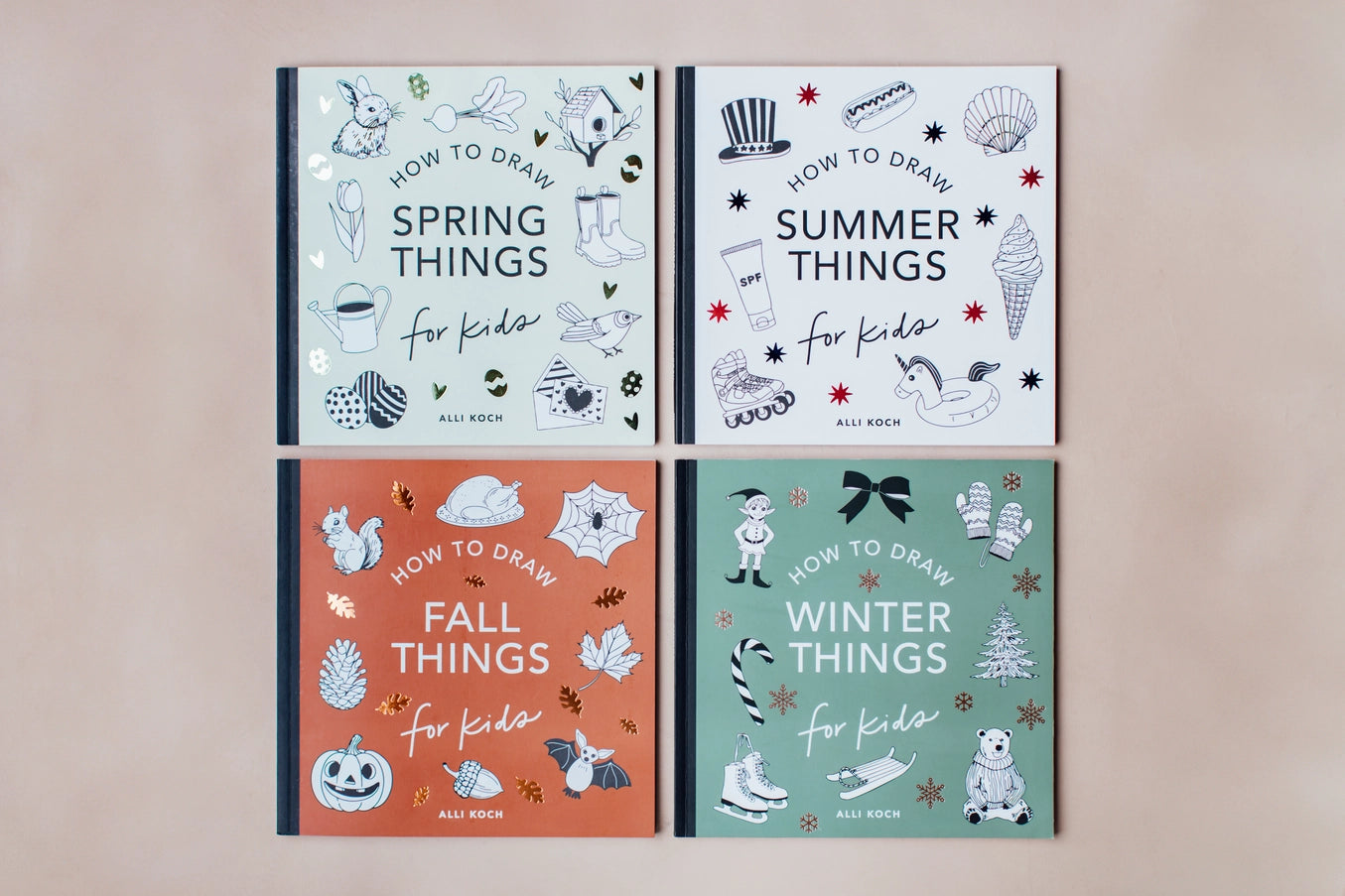 Fall Things: How To Draw Books For Kids with Pumpkins, Scarecrows, Turkeys and More