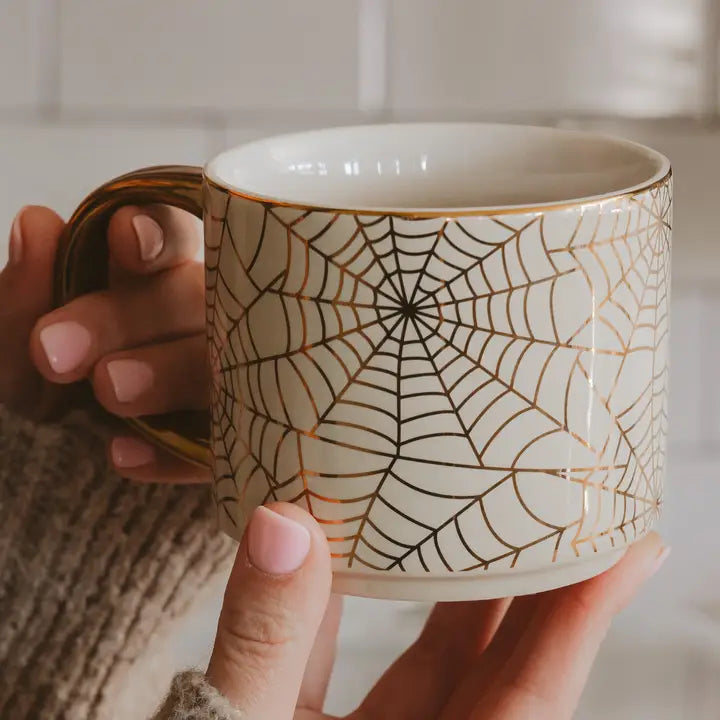 Spiderwebs Coffee Mug - Halloween Decor & Gifts