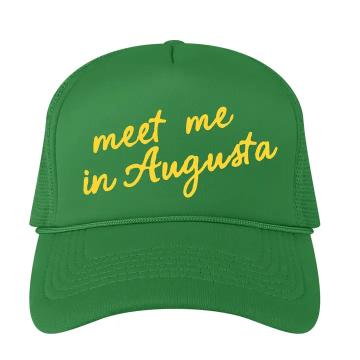 Masters Trucker Hat Meet Me At Augusta Golf Hat Masters Gift