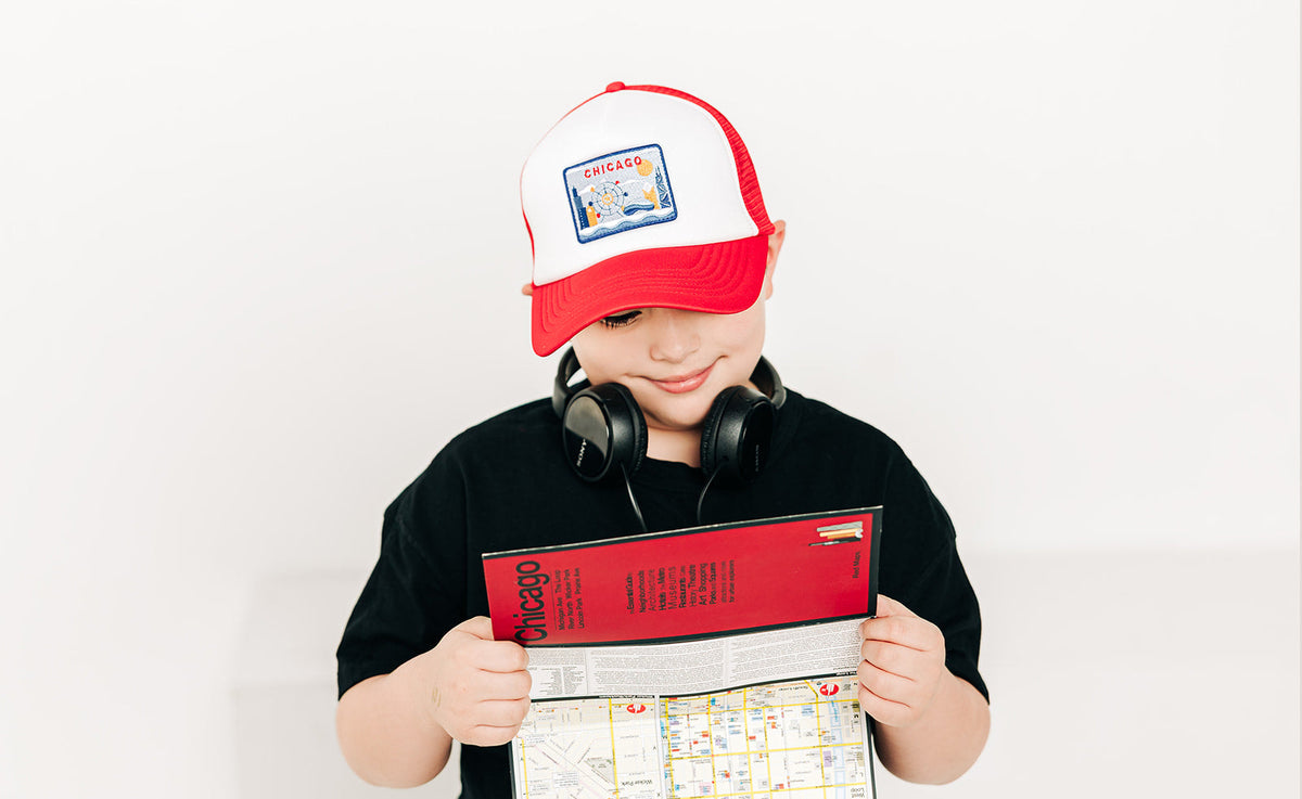 Chicago Postcard Trucker Hat