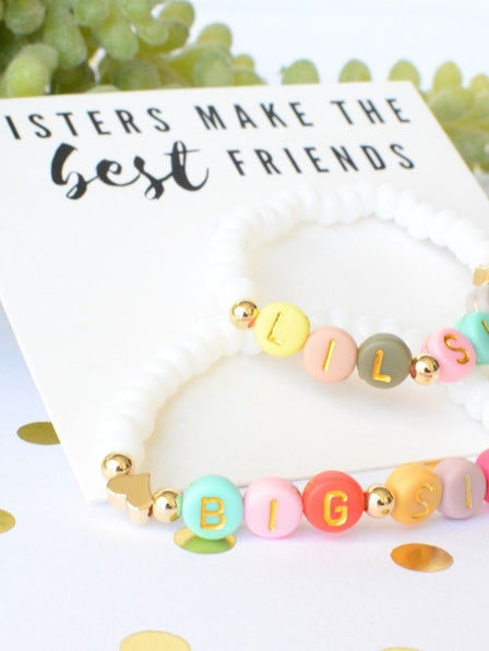 Sisters Bracelet Set - Matching Jewelry, Motherhood Gift