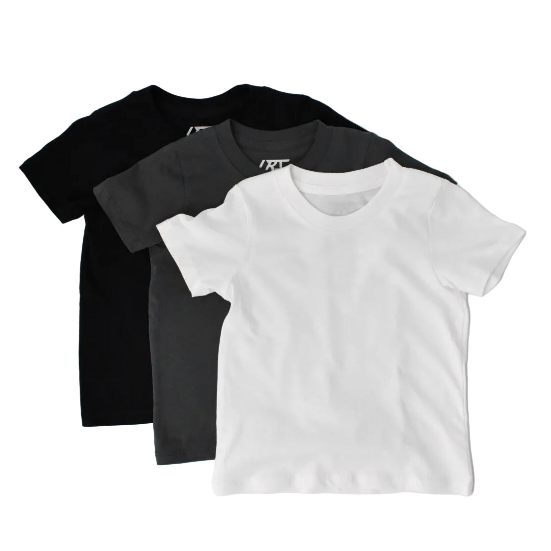 3-PACK RAD ORGANICS TEES - MONOCHROME