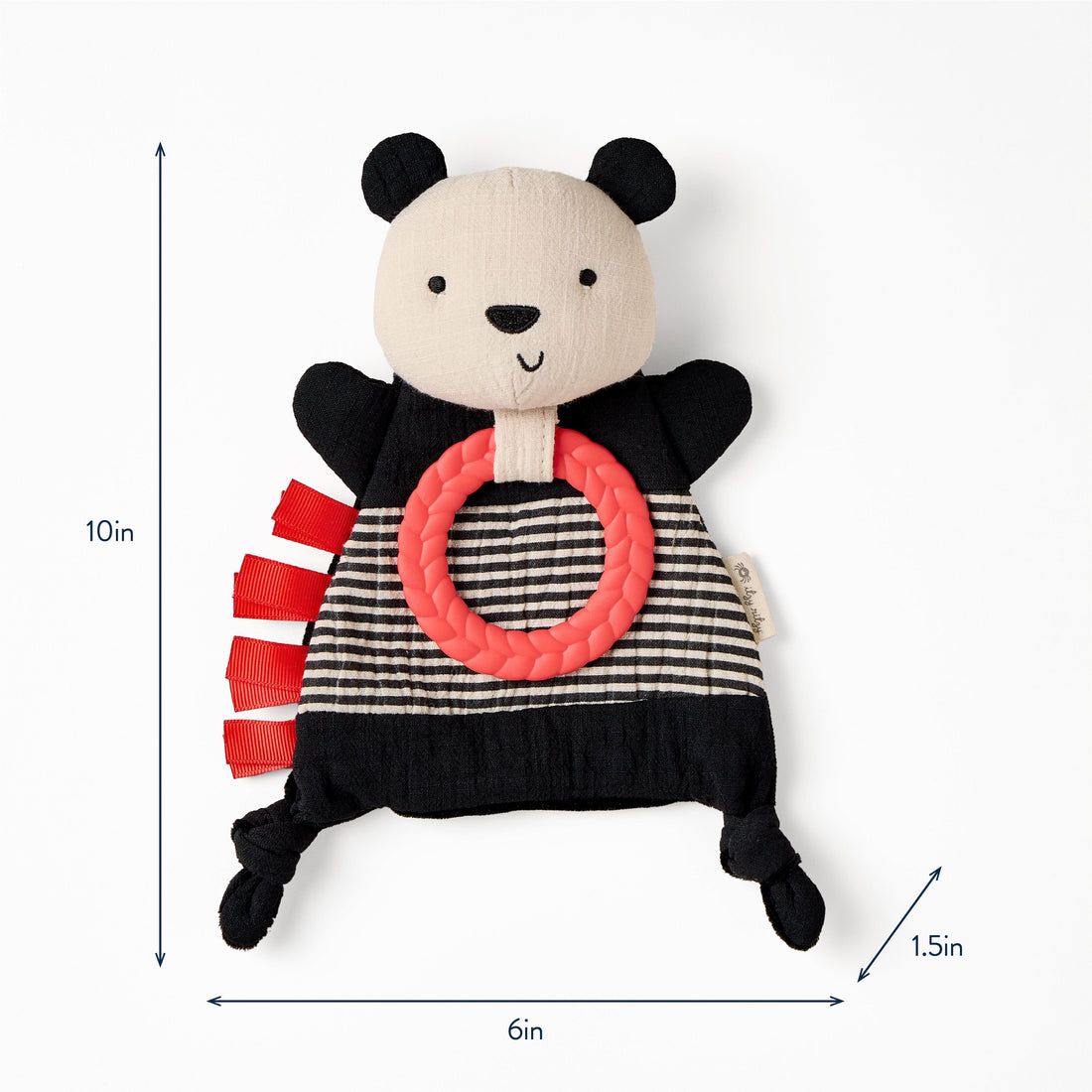 Bitzy Crinkle™ Sensory Toy with Teether - Panda
