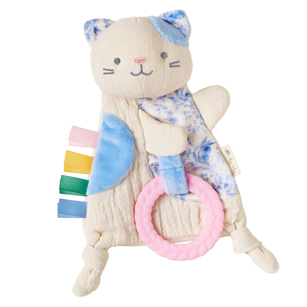 Bitzy Crinkle™ Sensory Toy with Teether - Kitty