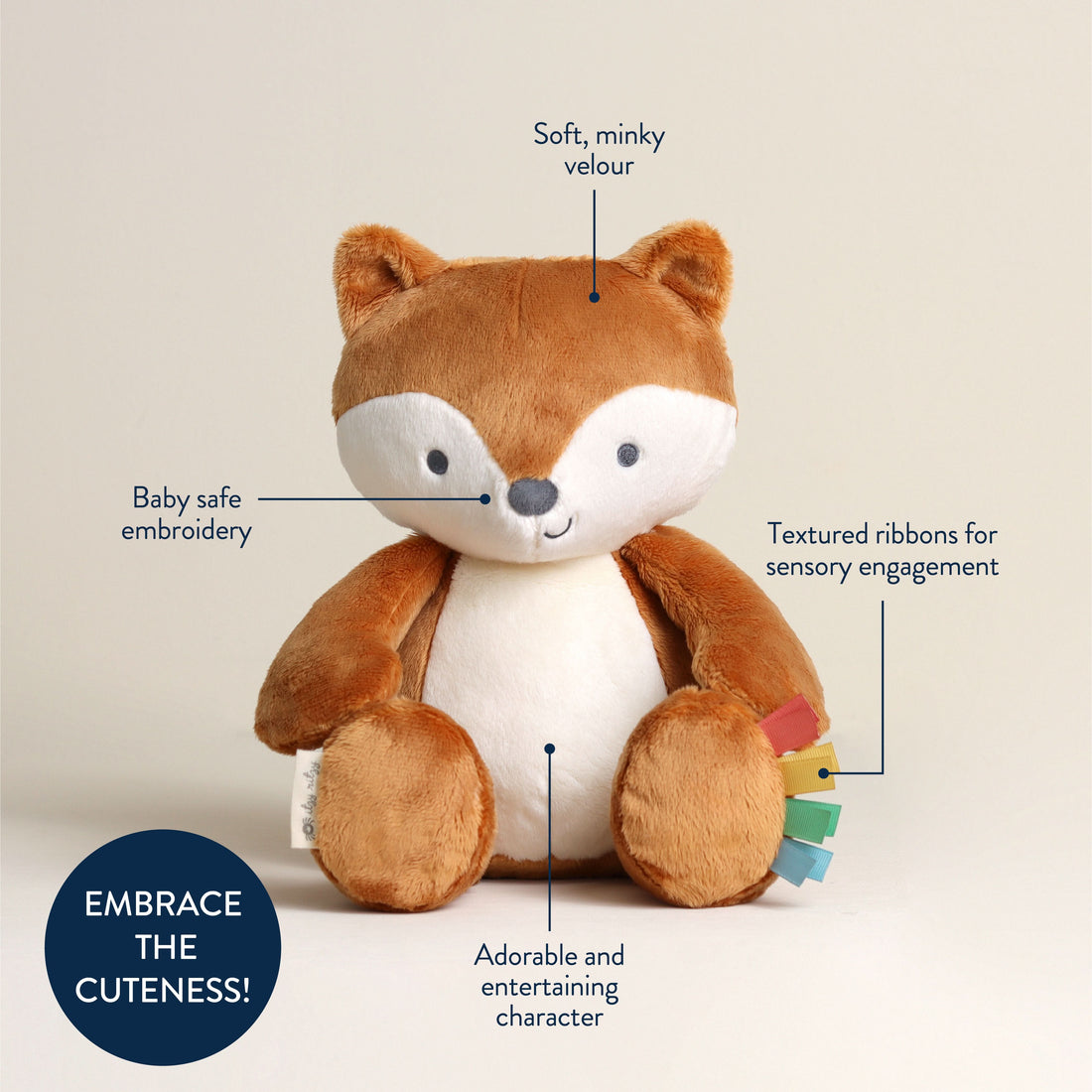 Sweetie Snuggles™ Plush - Alex the Fox
