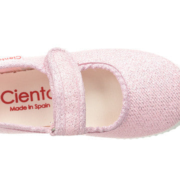 Pink Sparkle Mary Janes