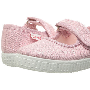 Pink Sparkle Mary Janes