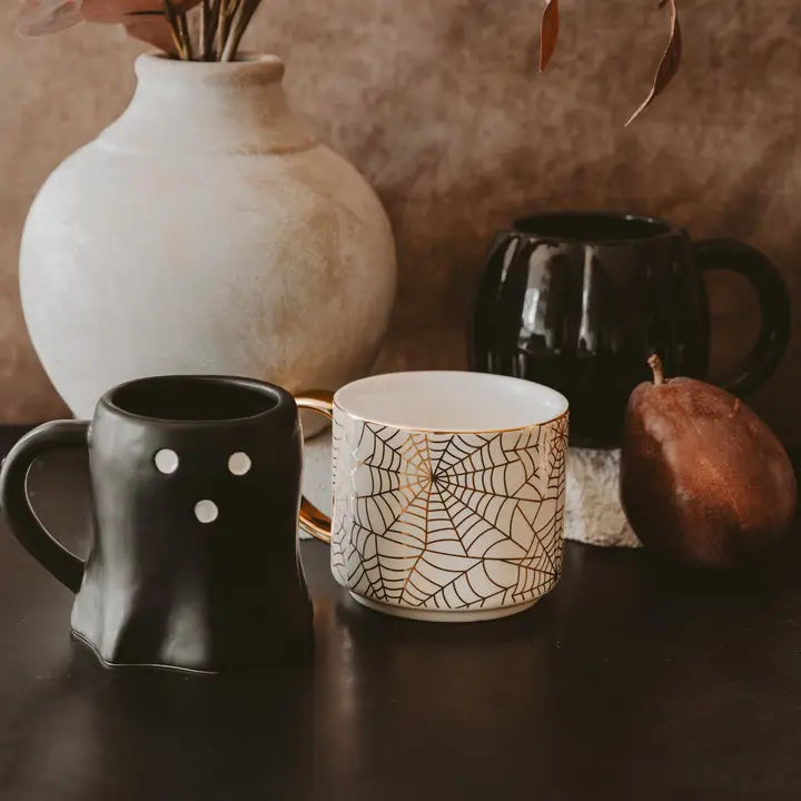 Spiderwebs Coffee Mug - Halloween Decor & Gifts