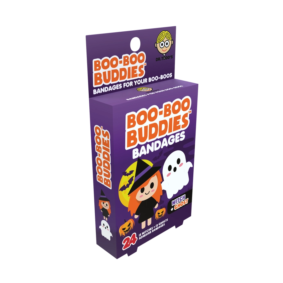 Kids Bandages – Witch + Ghost (24 Count, Latex-Free)