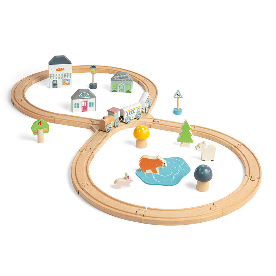 Train Set Woodland Animal