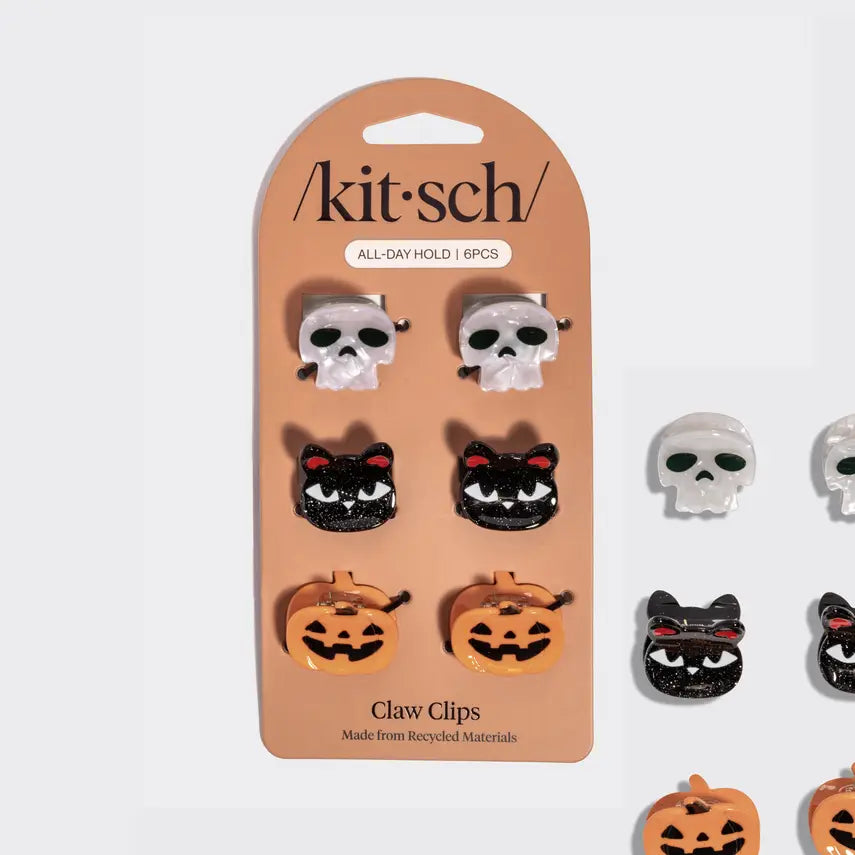 Mini Claw Clips 6pc Set - Halloween Squad