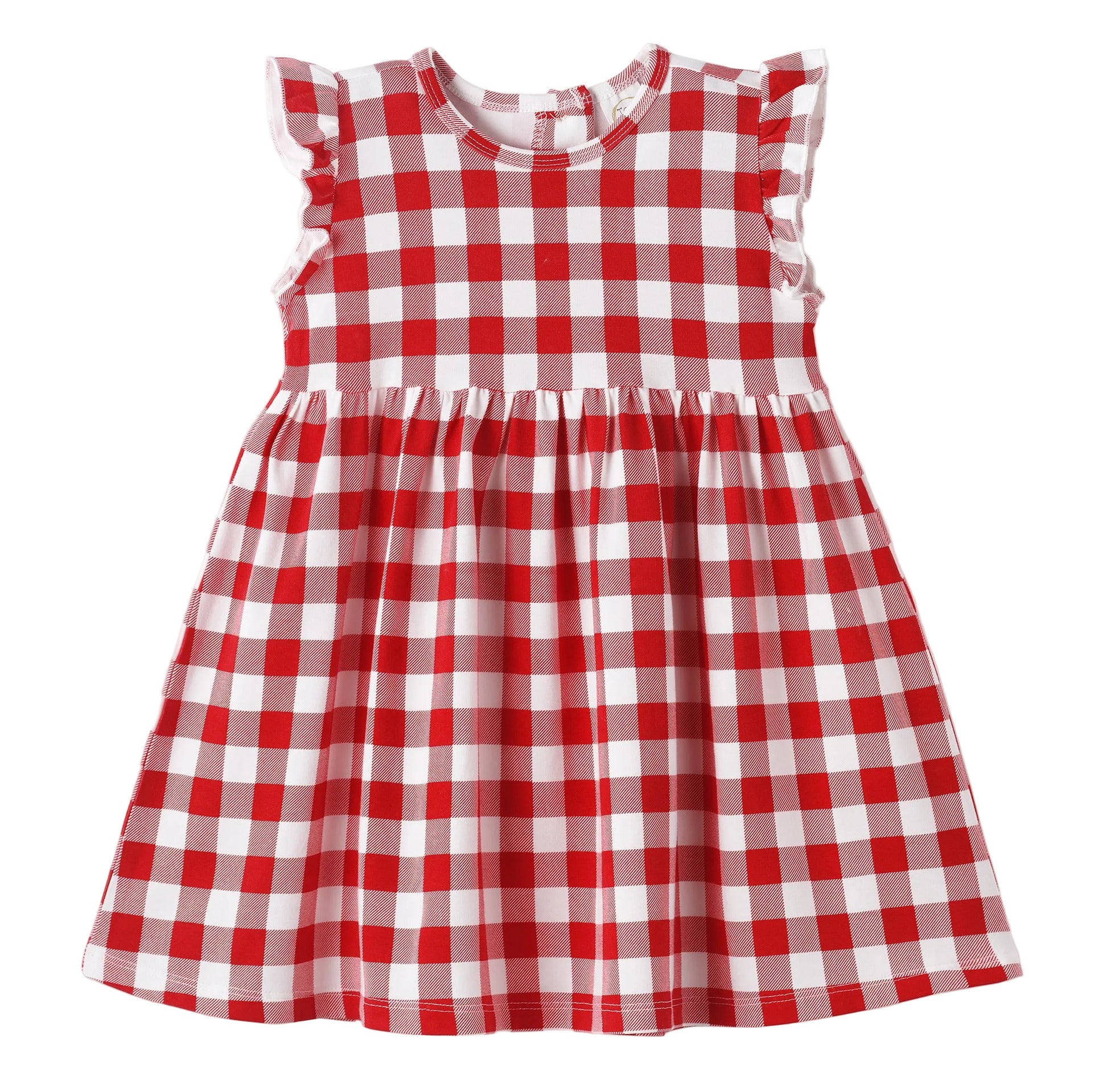 Picnic Plaid Soft Bamboo Summer Dress for Girls