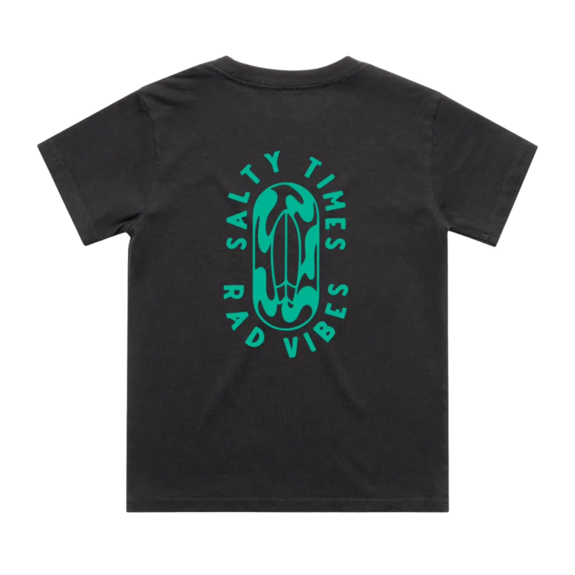 SALTY TIMES TEE - BLACK