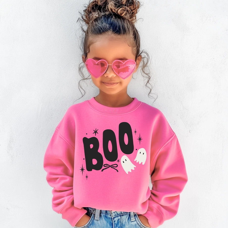 Girls Fall + Halloween Sweatshirt