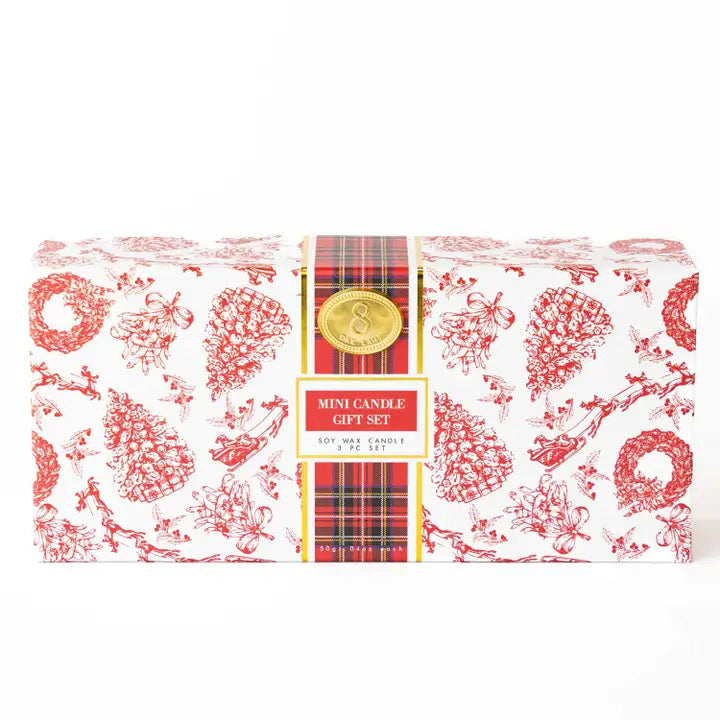 Festive Spice 3-Piece Soy Wax Candle Gift Set