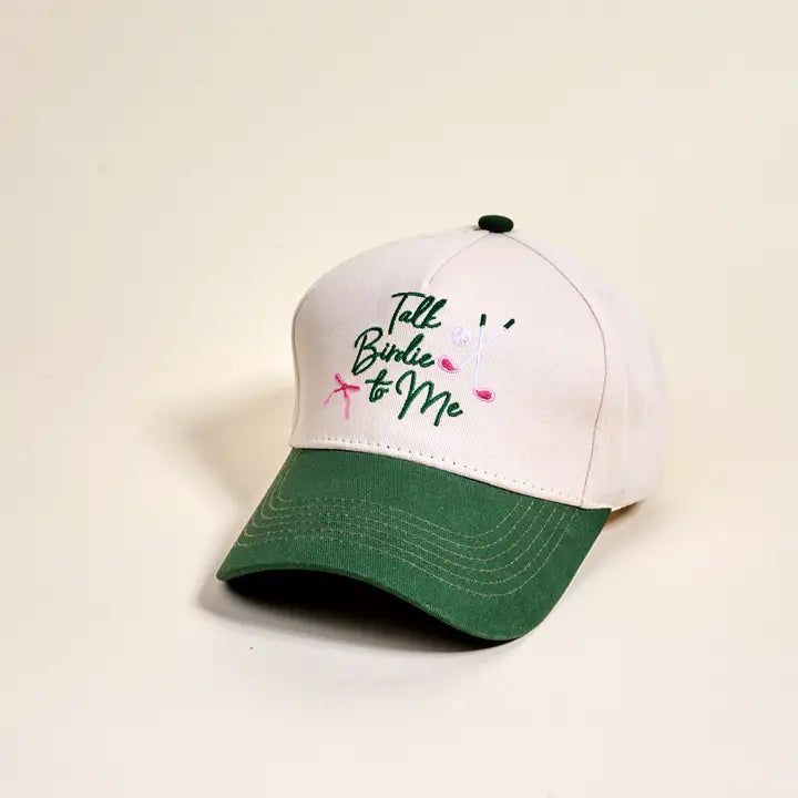 Classic Canvas Hat–Talk Birdie To Me