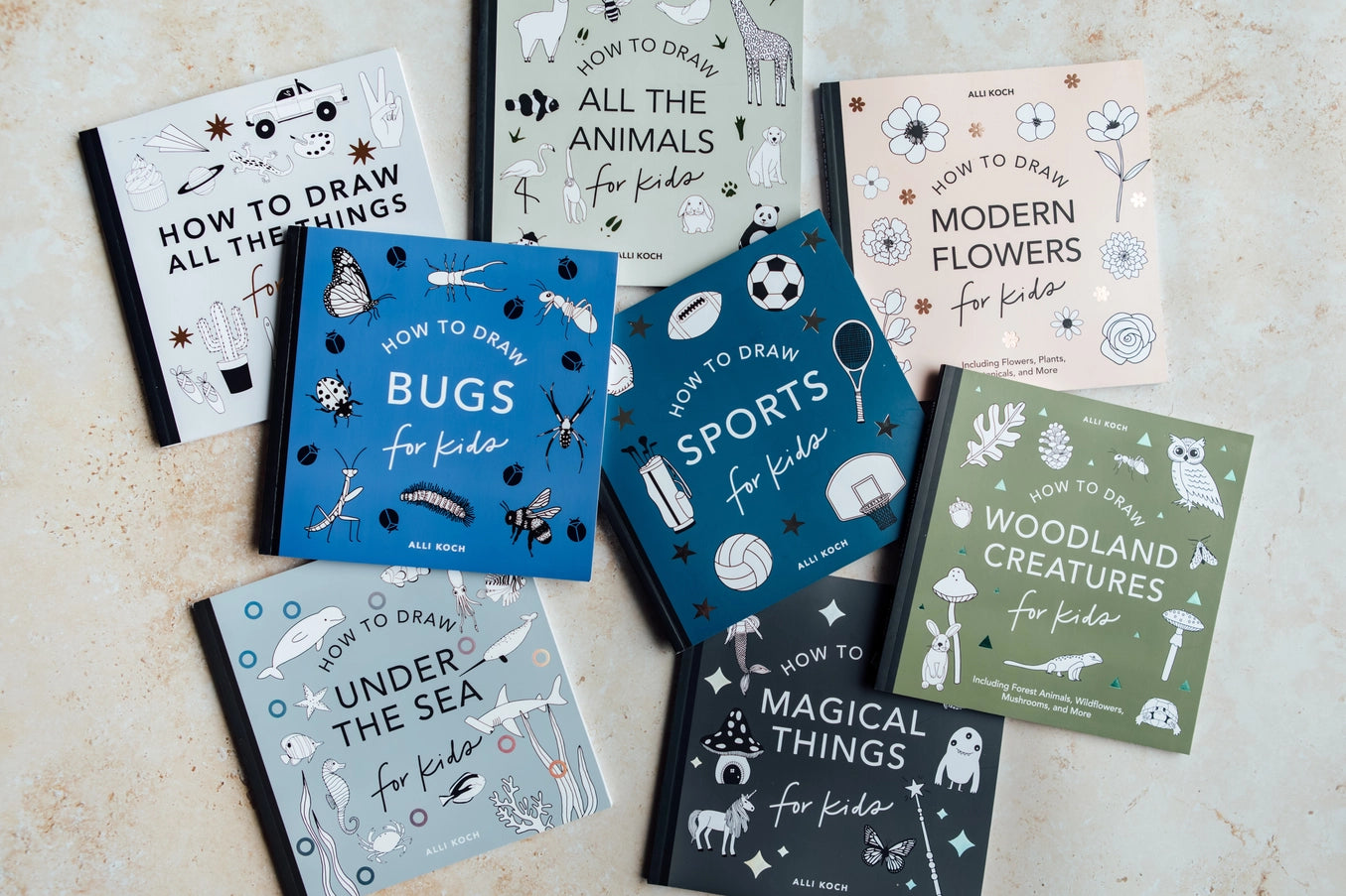 Mushrooms & Woodland Creatures: Kids How To Draw Book