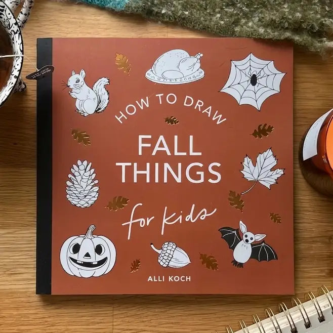 Fall Things: How To Draw Books For Kids