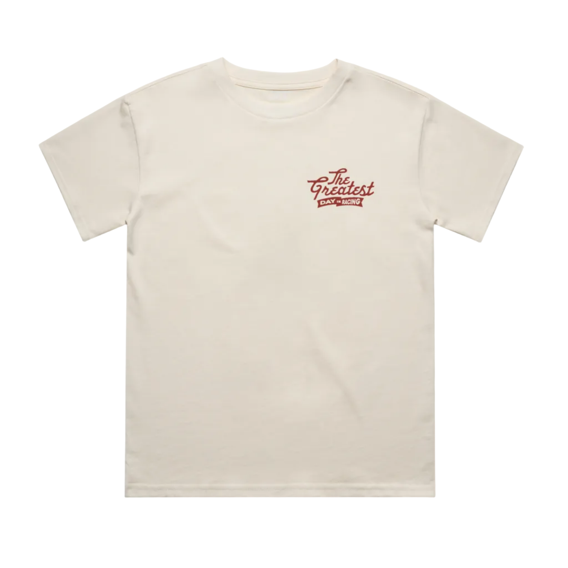 GREATEST DAY IN RACING TEE - CREAM