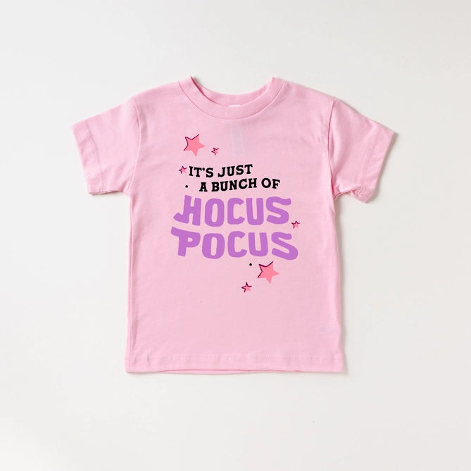 It's Just A Bunch of Hocus Pocus Witch Halloween Kids Shirt