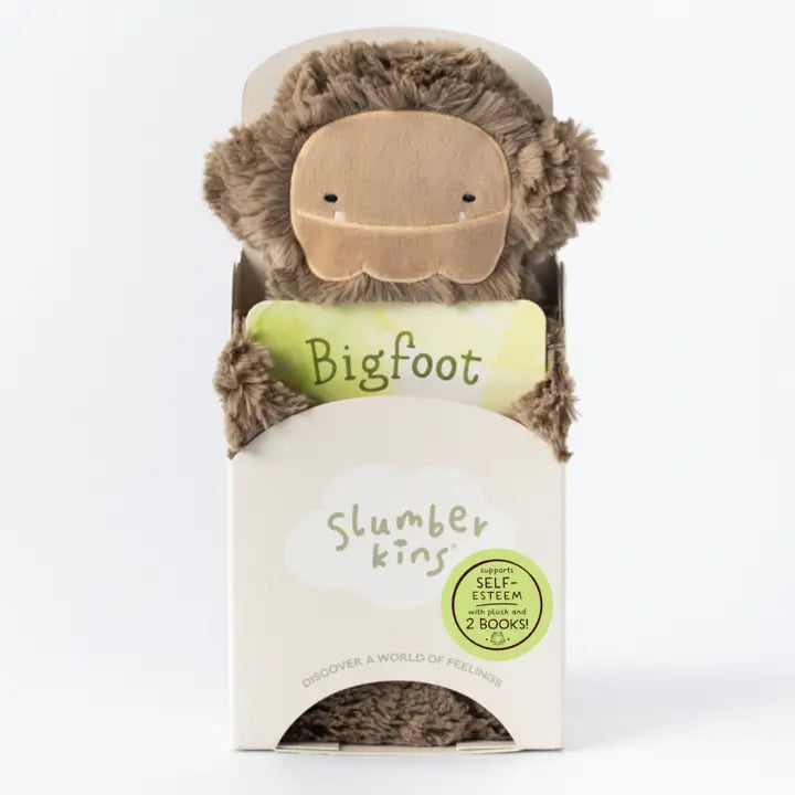 Bigfoot's Self Esteem Plush Snuggler Set - with 2 Books!