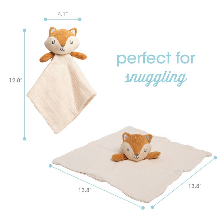 Fox Snuggle Lovey Blanket