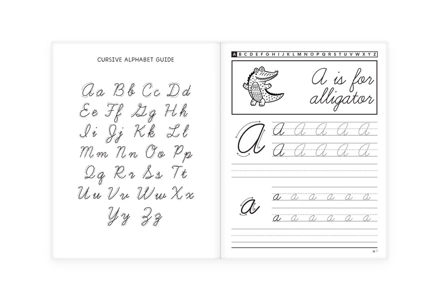 The Cursive Handwriting Workbook For Kids