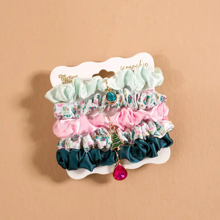 Scrunchie Charm Set-Sugarplum Lane