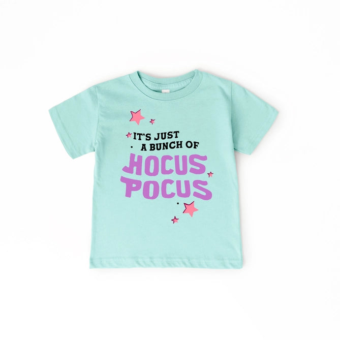 It's Just A Bunch of Hocus Pocus Witch Halloween Kids Shirt