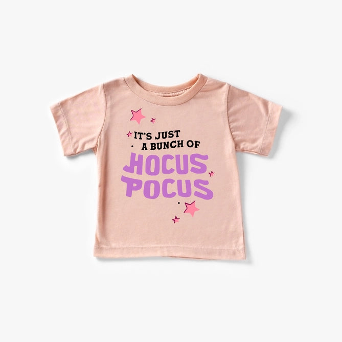 It's Just A Bunch of Hocus Pocus Witch Halloween Kids Shirt