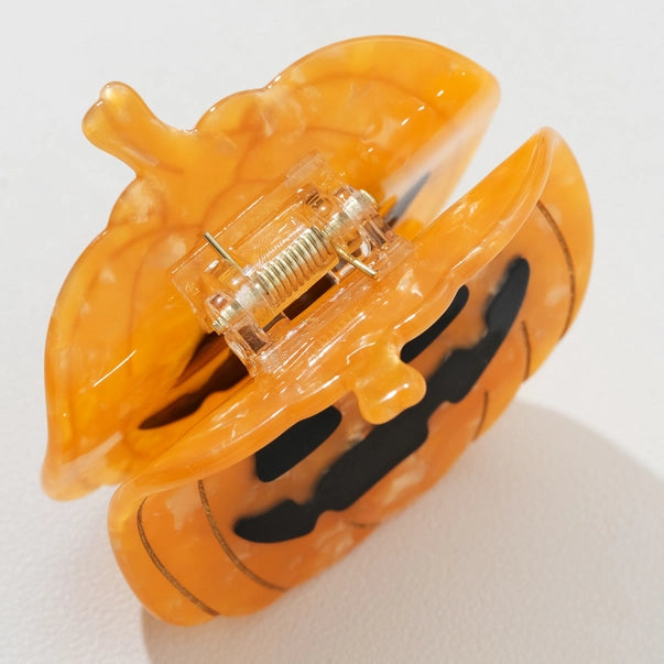 Jack O Lantern Pumpkin Claw Clip