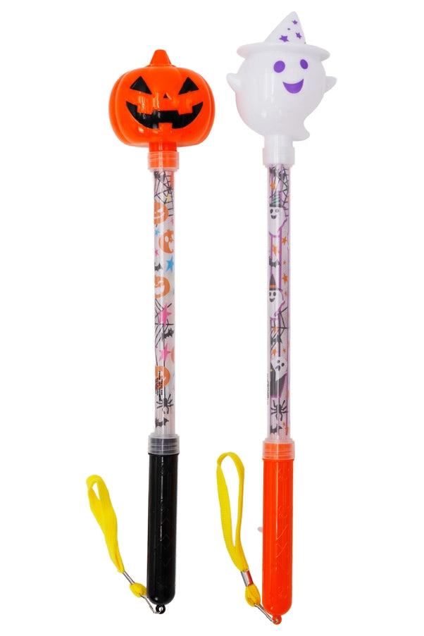 Ghost Pumpkin Head Colorful Led Light-Up Wand