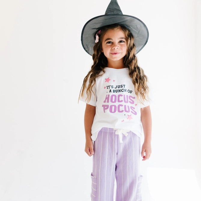 It's Just A Bunch of Hocus Pocus Witch Halloween Kids Shirt