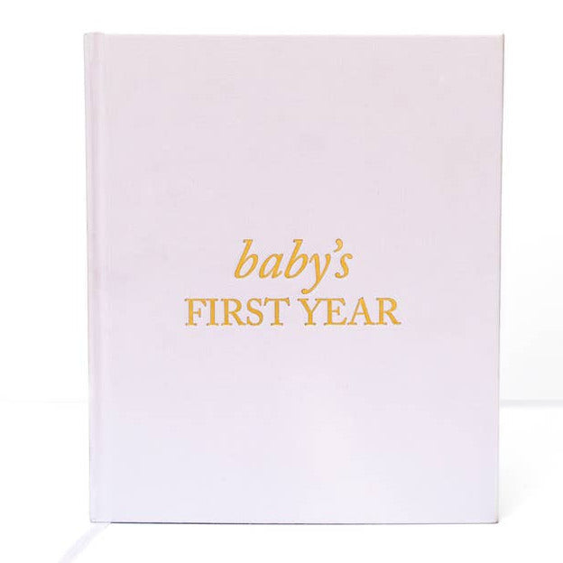 Baby's First Year Memory Book & Photo Album - Lilac