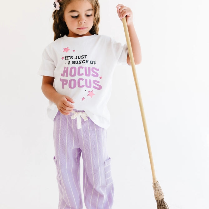 It's Just A Bunch of Hocus Pocus Witch Halloween Kids Shirt