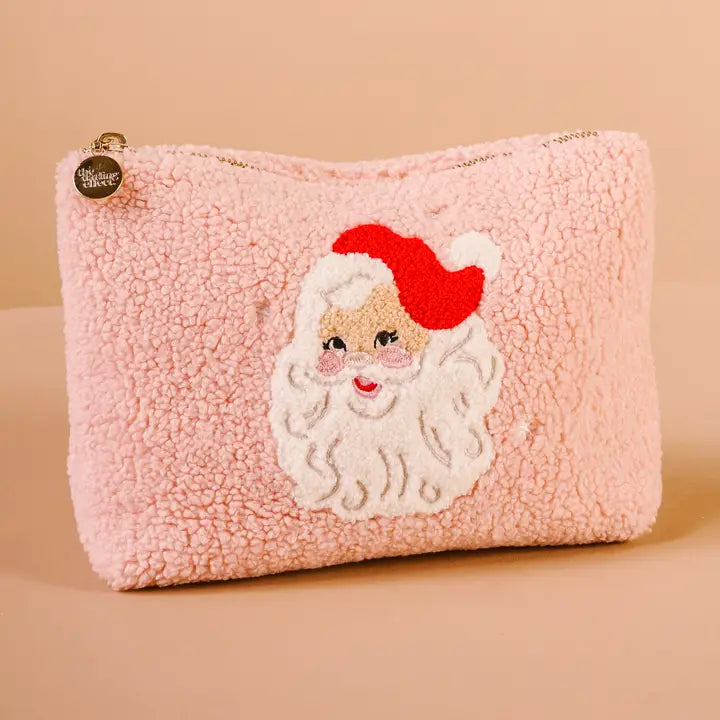 Teddy Pouch-Dear Santa