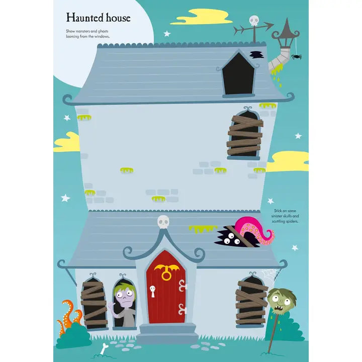 Little First Stickers Halloween : Usborne