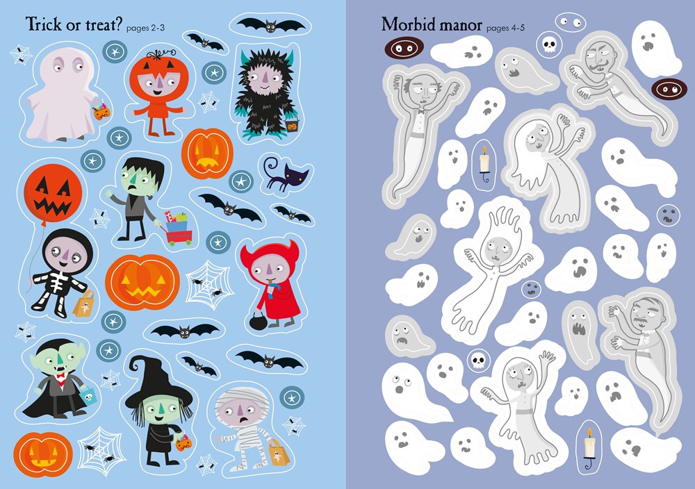 Little First Stickers Halloween : Usborne