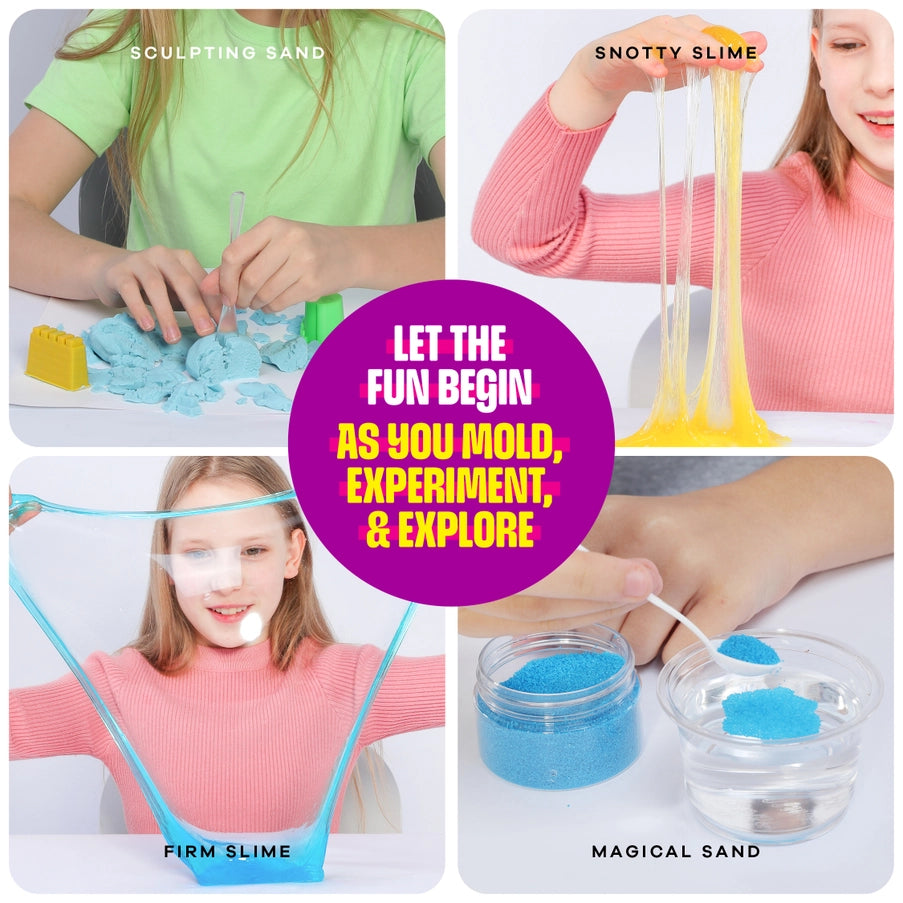 Slime, Putty & Sand Sensory Science Kit - Slime For Kids