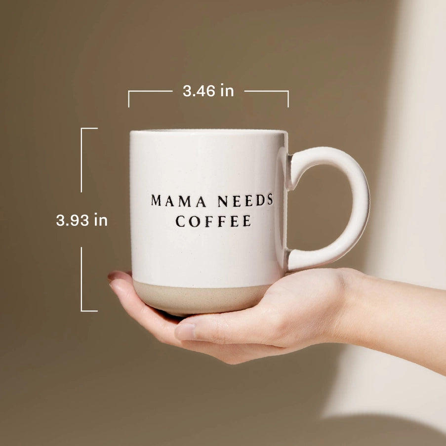 Dog Mom Stoneware Coffee Mug - Gifts & Home Decor