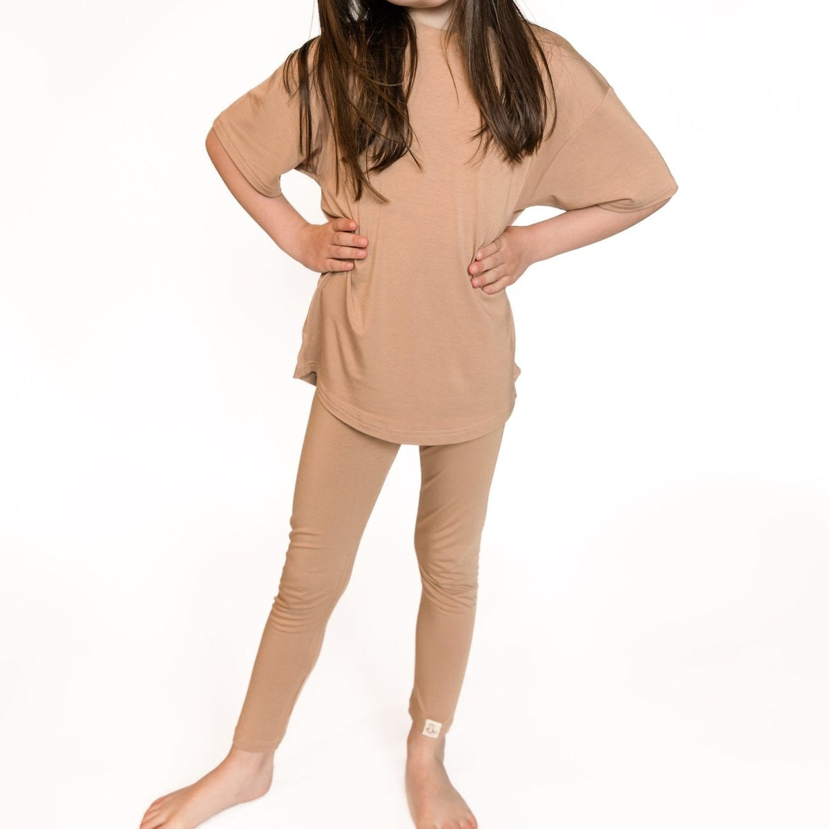 Tan Toddler Leggings