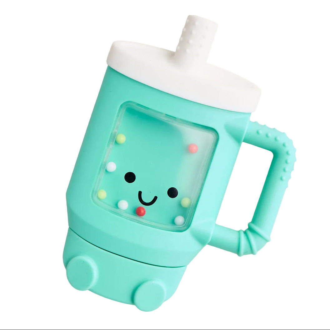 Sweetie Shake Plus™ Rattle & Teether - Tucker the Tumbler