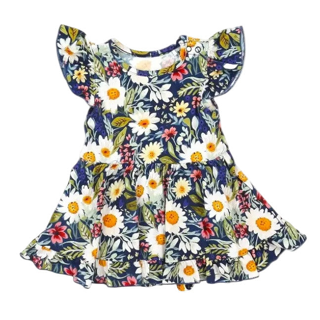 Daisy Blue Bodysuit Twirl
