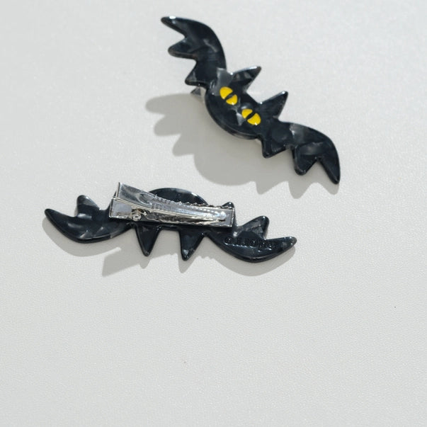 Mini Bat Barrette Hair Clip (Set of 2)